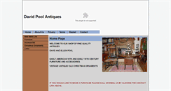 Desktop Screenshot of davidpoolantiques.com